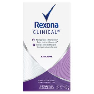 DTE REXONA CLINICAL SOLID EXTRA DRY 48 GR M BARRAS