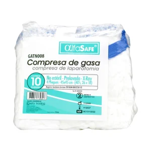Tienda 19 COMPRESA ALFA 45X45 NO ESTERIL 10 UND