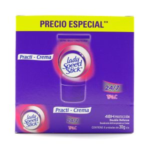 DTE LADY S.S.TALC PR.CREMA 30GR 6UDS P.E CREMAS