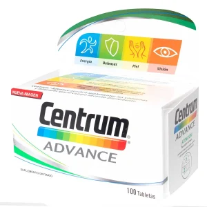 CENTRUM ADVANCE 100 TABLETAS  MULTIVITAMINICO