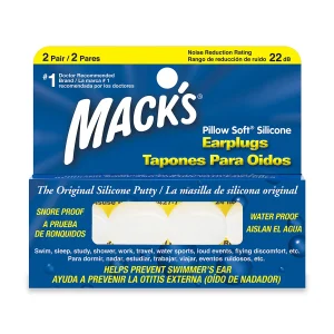 TAPONES PARA OIDO SILICO.TRANSPA.2 PARES VARIOS