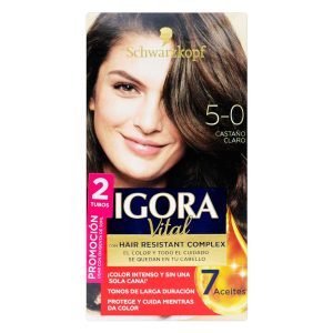 IGORA VITAL KIT 5-0 PROM.2TUB CAST.CLARO TINTES