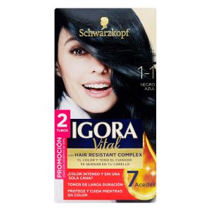 IGORA VITAL KIT 1-1 PROM.2TUB NEGRO AZUL TINTES