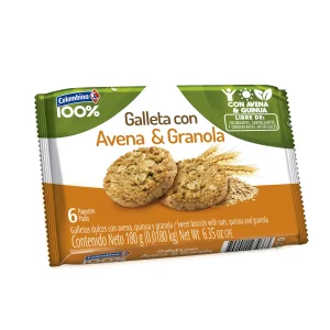 GALLETAS CON AVENA Y GRANOLA 6 UDS