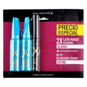 2 PESTANINA LASH MAKER NEGRA+DEL.NEG.P.E PESTANINAS