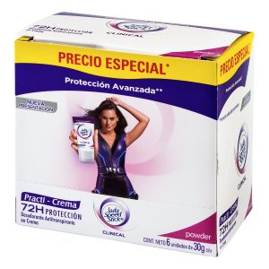 DTE.LADY S.S.CLIN.PR.CREMA 30GR 6UDS P.E CREMAS