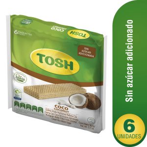 GALLETA TOSH WAFER MULTICEREAL COCO 6UDS