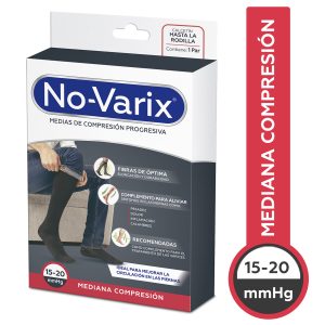 Tienda 9 CALCETIN NOVARIX HOMBRE 15-20MMHG NEGRO T.S