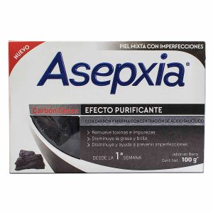 JABON ASEPXIA CARBON X 100 GR JABONES
