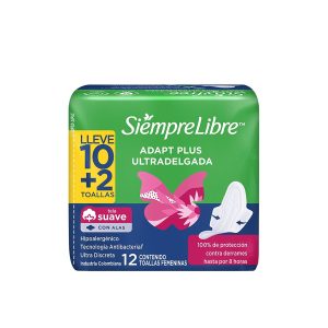 TOA.STAYFREE ESP.ALAS ADAPT PG.10 LL.12 TOALLAS
