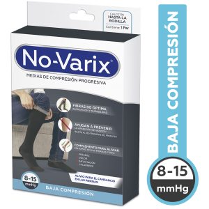 Tienda 13 CALCETIN NOVARIX HOMBRE 8-15MMHG NEGRO T.L