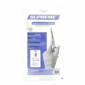 GUANTES QUIRURGICOS ESTERIL SUPREME T 8