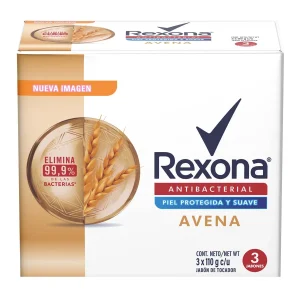 3 JAB.REXONA A.B.AVENA 125 GR JABONES