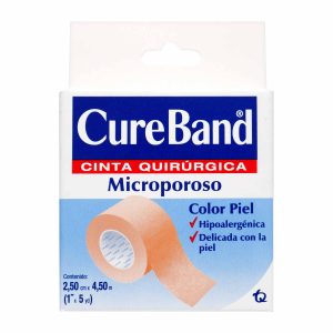 Tienda 2 MICROPOROSO CUREBAND COLOR PIEL 1X5YD