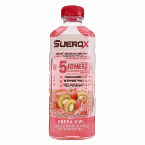 SUEROX BEBIDA HIDRATANTE ENERGETICA FRESA KIW 630 ML
