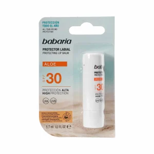 PROTECTOR LABIAL BABARIA ALOE SPF30 5.7 ML