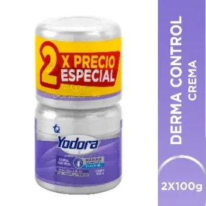 2 YODORA CREMA ATP. DERMA CONTROL X 100GR