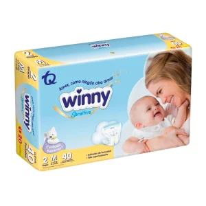 WINNY SENSITIVE ET 2 X 40 UNDS PAÑALES