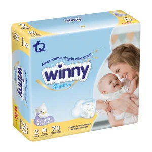 Tienda 7 WINNY SENSITIVE ET 2 X 70 UNDS PAÑALES