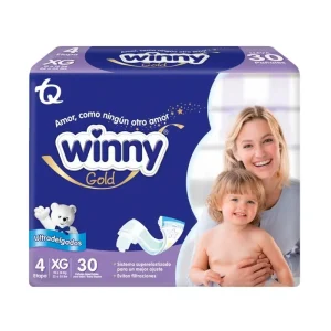 WINNY GOLD ET 4 X 30 PAÑALES