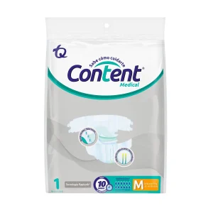 Tienda 24 CONTENT MEDICAL TALLA M BOL X10 UND FRAC. PAÑAL