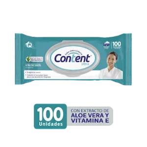 Tienda 8 TOALLAS HUMEDAS CONTENT X 100