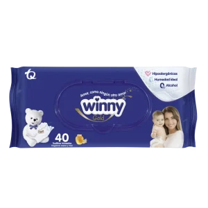 TOALLITAS WINNY AVENA Y MIEL X 40 UND TOALLAS HUMEDAS