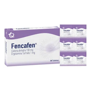 FENCAFEN 100 MG 20 TABLETAS ERGOTAMINA-CAFEINA