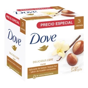 3 JABON DOVE KARITE 90 GR PRE.ESP  JABONES