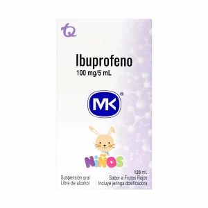 IBUPROFENO 100MG/5ML SUSP 120 ML MK