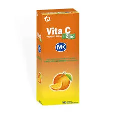 VITAMINA VITA C+ ZINC CER MAST 100 TBS MK VITAMINA C