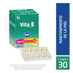 VITAMINA E 400 UI 30 CAPS MK PG.1 LL.2