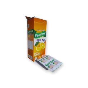 VITAMINA C + CALOSTRO + ZINC CJ X 100 DISCOS MASTICABLES