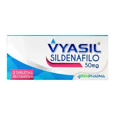 VYASIL 50 MG TBL (SILDENAFIL) CAJA X 2 TBl