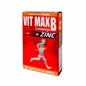 VIT MAX B  X 30 CAPS - COMPLEJO B + ZINC