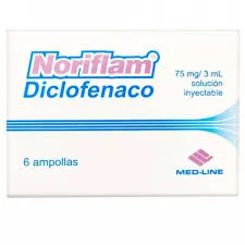 NORIFLAM 75 MG X 6 AMP (DICLOFENACO) SC1 DICLOFENAC