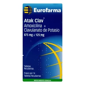 ATAK CLAV 875 MG 14 TABLETAS(3%+)