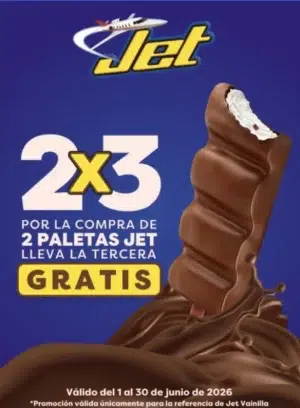 Tienda 28 OFERTA PALETA JET SABOR SURTIDA PAGUE 2 LLEVE 3