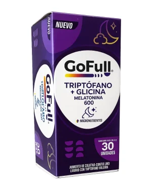 Linea Premium 22 GOFULL MELATONINA 600 (TRIPTÓFANO+GLICINA) FCO X 30 UNID