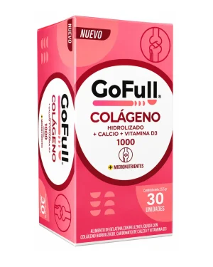 Linea Premium 25 GOFULL COLAGENO HIDROLIZADO + CALCIO + VIT D3 FCO X 30 UNID