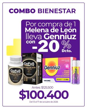 COMBO – GOFULL MELENA DE LEON + GENNIUZ 20% DCTO