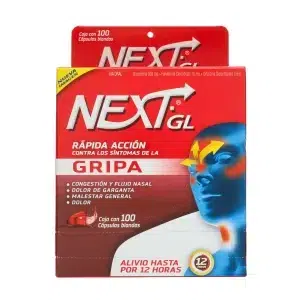 NEXT GEL GRIPA 100 CAPSULAS BLANDAS(SF)