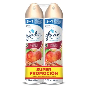 2 AMBIENT.GLADE SPRAY 400ML OFERTA AMBIENTADORES
