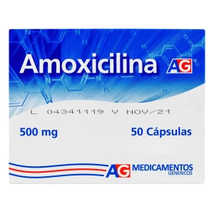 Tienda 6 AMOXICILINA 500 MG 50 CAPSULAS AG