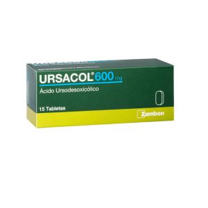 Tienda 25 URSACOL 600 MG 15 TABLETAS (A)