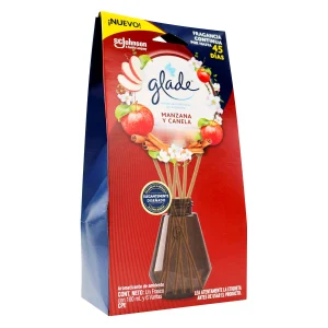 AMBIENT.GLADE MANZ CANEL 100ML X 6 VARITAS AMBIENTADORES