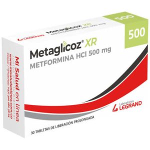 METAGLICOZ XR 500MG 30 TAB