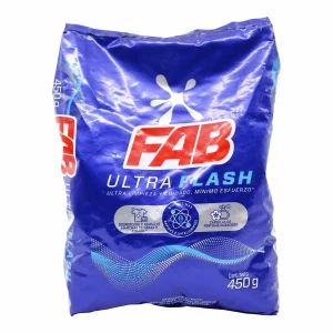 DETERGENTE POLVO FAB ULTRA FLASH 450 GR