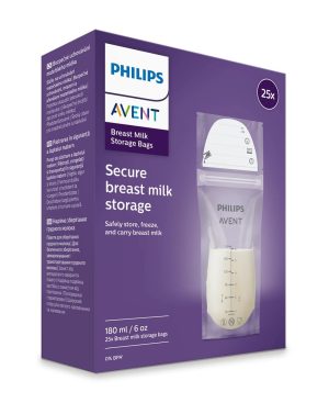 BOLSAS RECOLEC LECHE AVENT 180ML 25UND